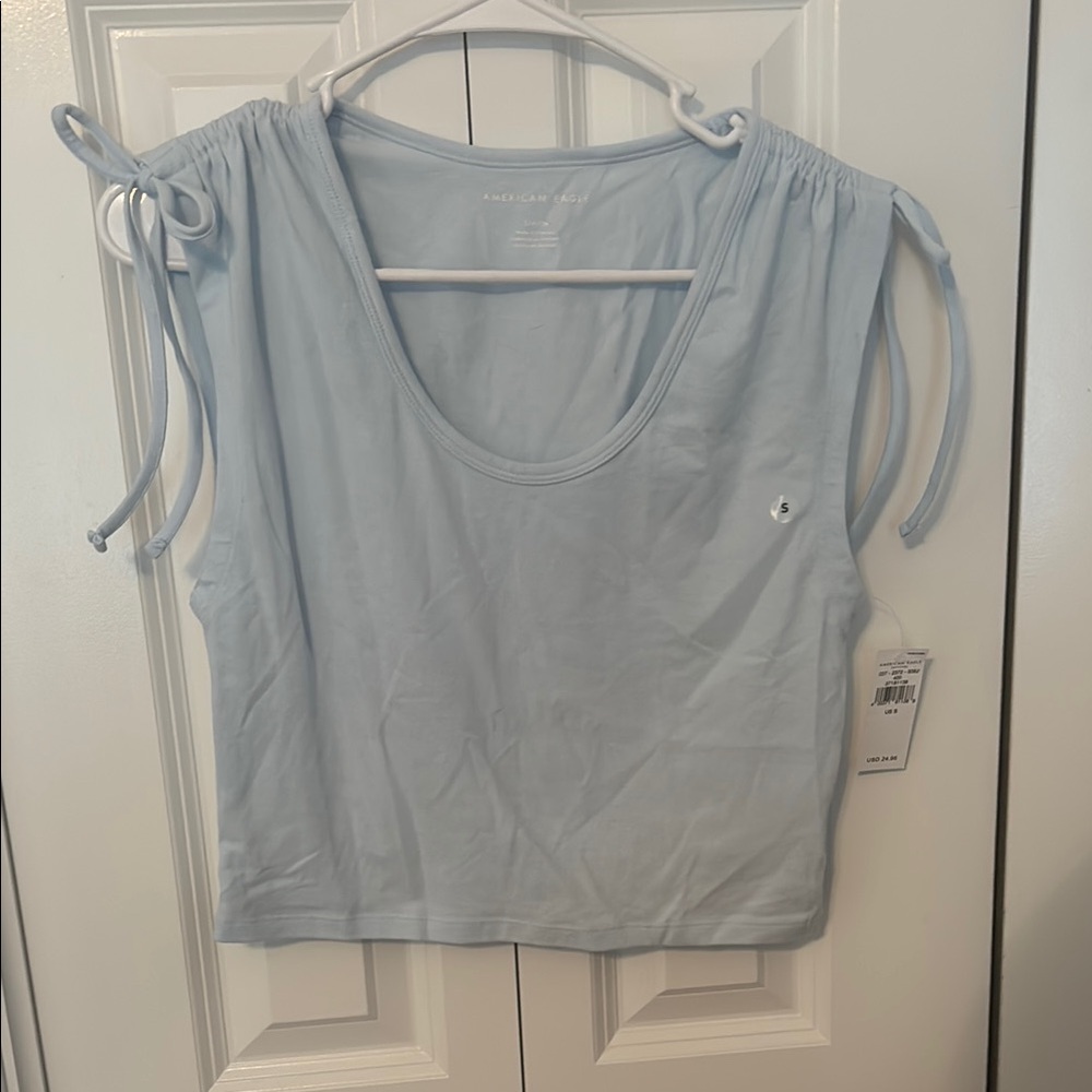 Blue American Eagle Top